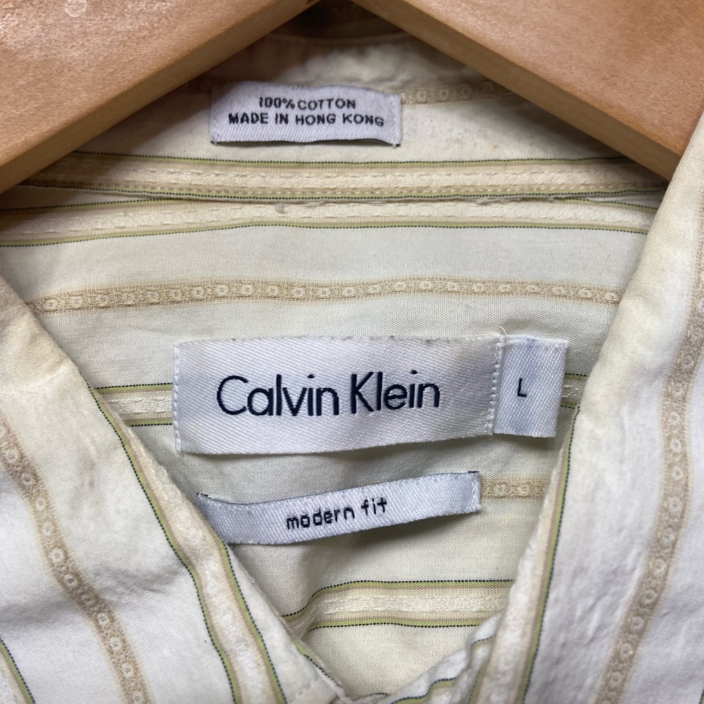 Calvin Klein button up shirt.